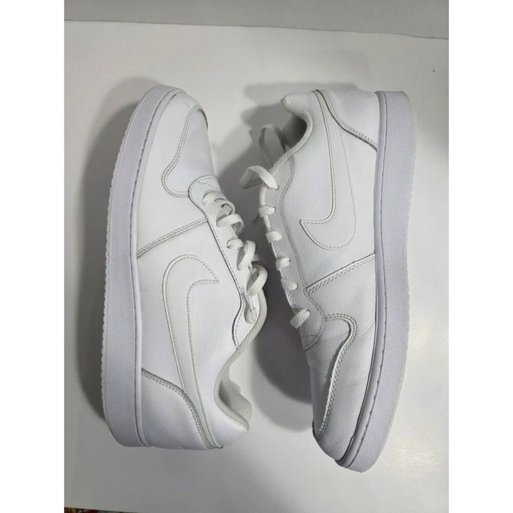 Nike Ebernon Low Triple White Mens Size 13 Leather Classic Sneakers AQ1775-100